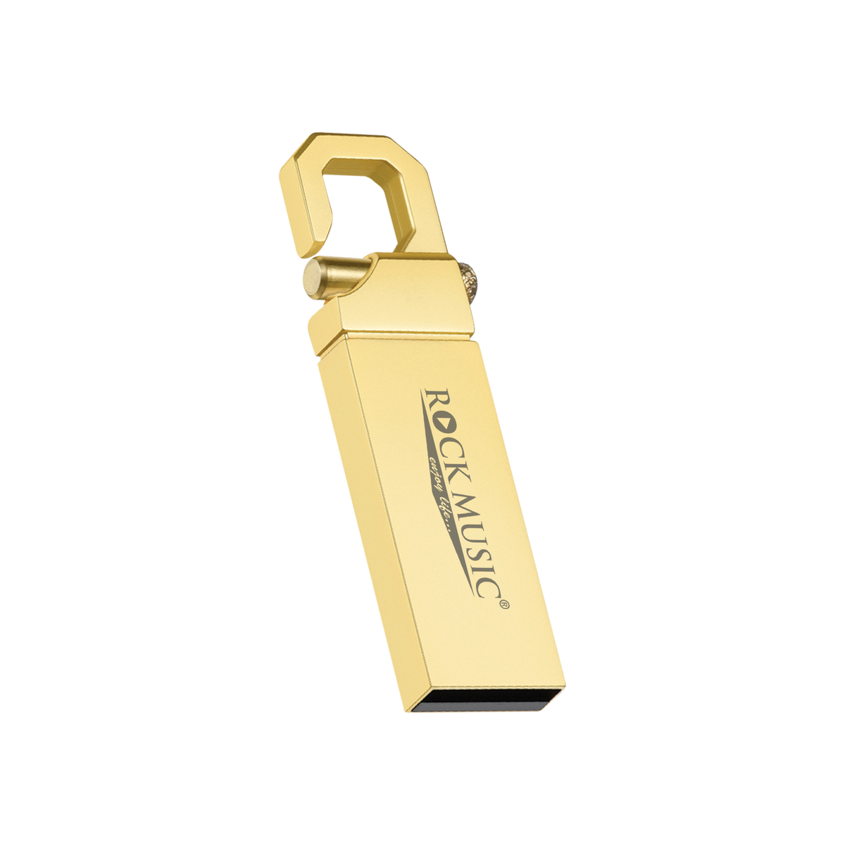 Rock Music BD-255 Golden Tooth Metal Dongle