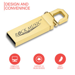 Rock Music BD-255 Golden Tooth Metal Dongle