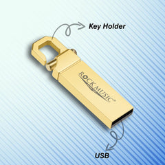 Rock Music BD-255 Golden Tooth Metal Dongle